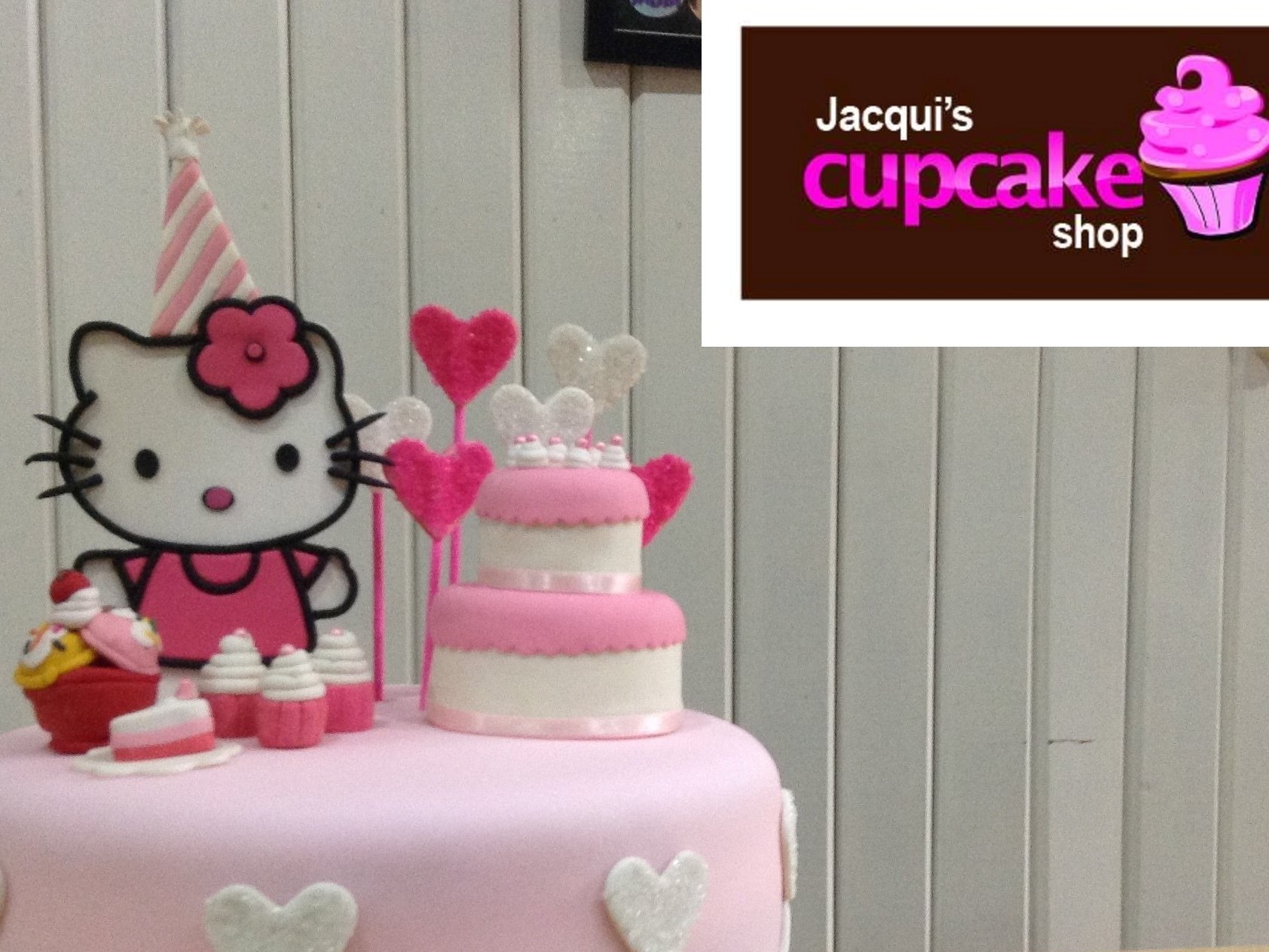 Jacqui's Hello Kitty customized baptismal cake