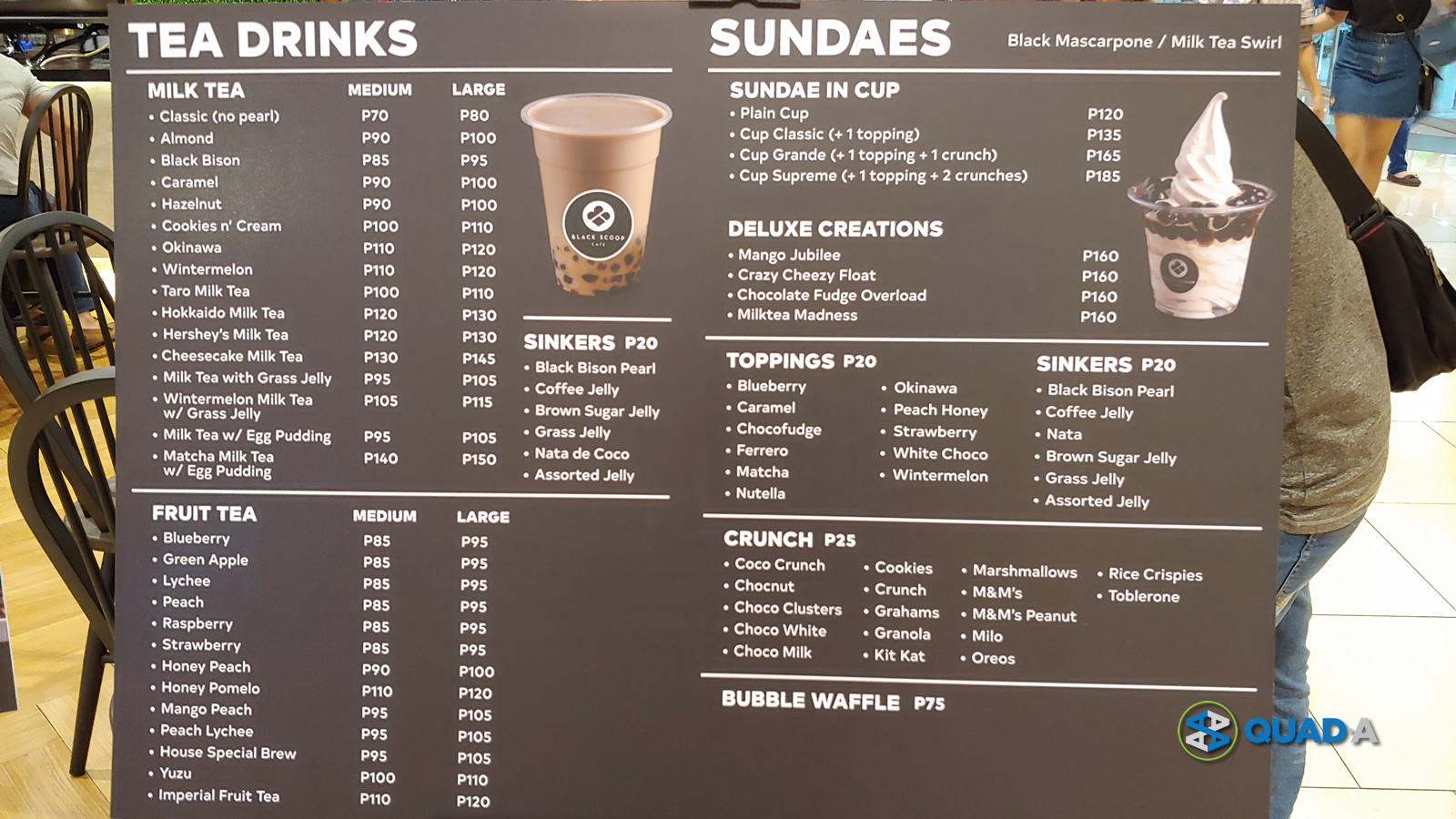 Black Scoop Menu 1