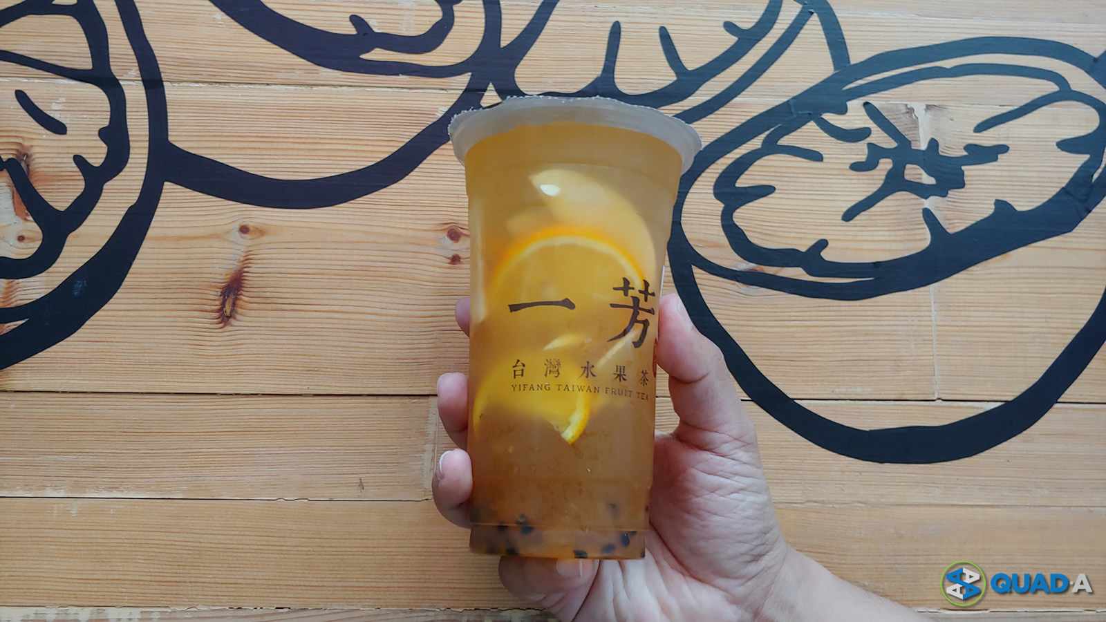 Yi Fang Signature Fruit Tea at Php140.00 Large, located at BGC, Taguig